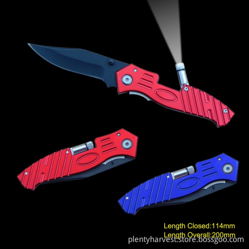 Folding Knife with LED (#3571)